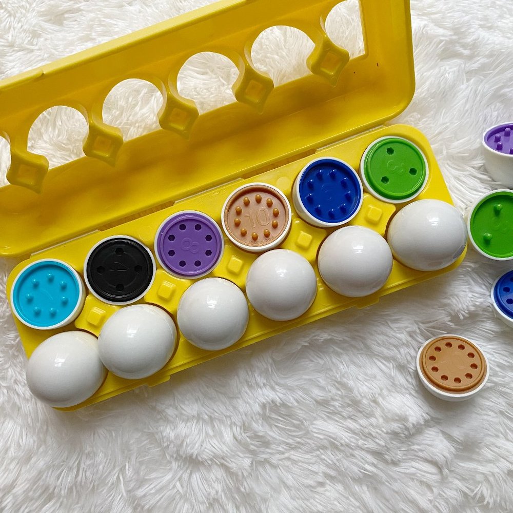 Kidzlane Count & Match Egg Toys for Kids